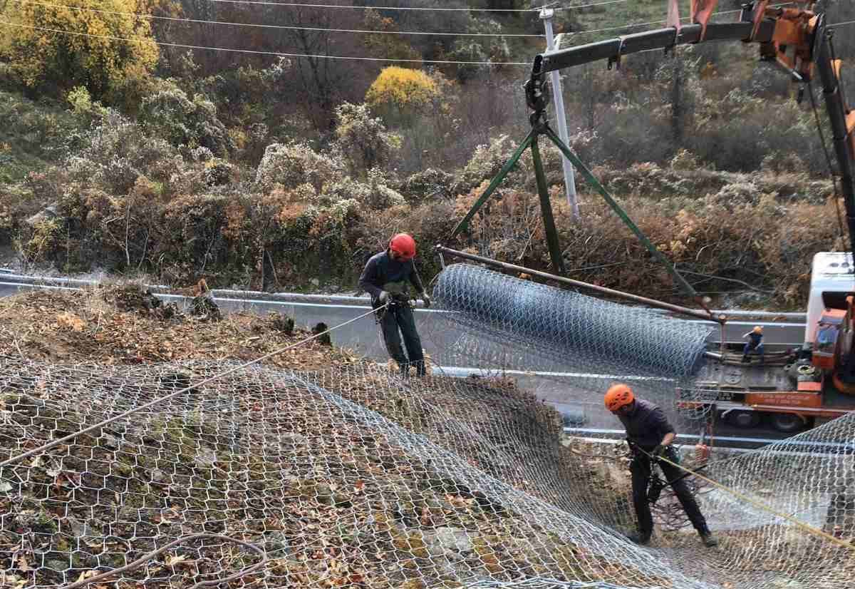 ROCKFALL PROTECTION TORANICA AND SASA MINE