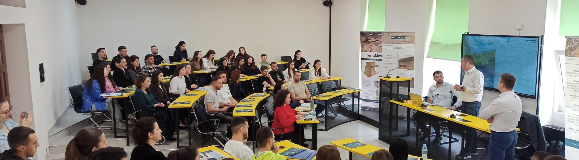 Maccaferri Balkans Hosts Open Lecture at Polytechnic University of Tirana