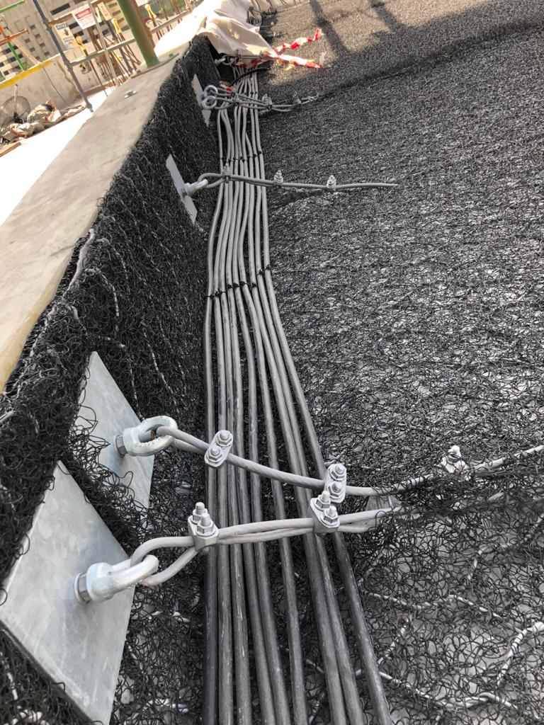 Installation details: MacMat HS and concrete anchors