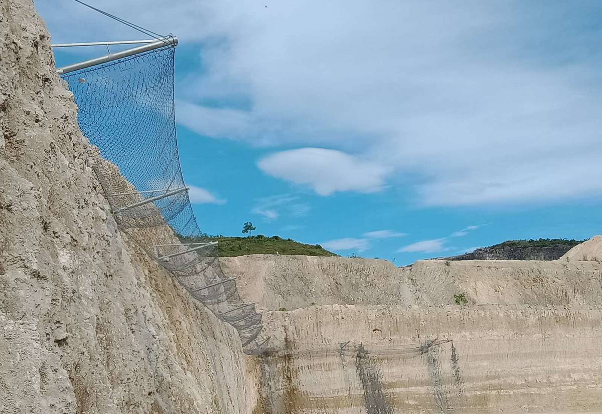 TAIHEIYO CEMENT DYNAMIC ROCKFALL BARRIER  