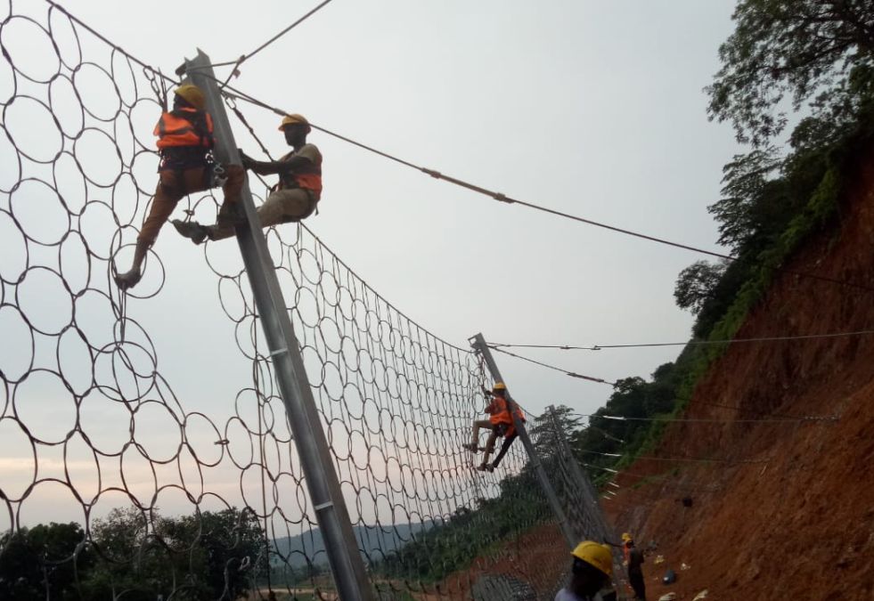 ROCKFALL MITIGATION WORKS- RAILWAY LINE-NEAR CH 14 – ANPARA