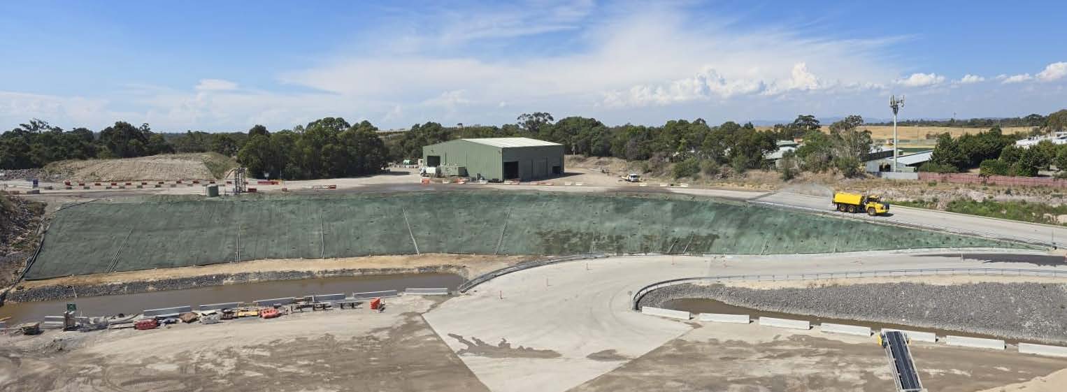 Industrial Yard Slope Stabilisation and Erosion Control Solution in Clarinda, Victoria