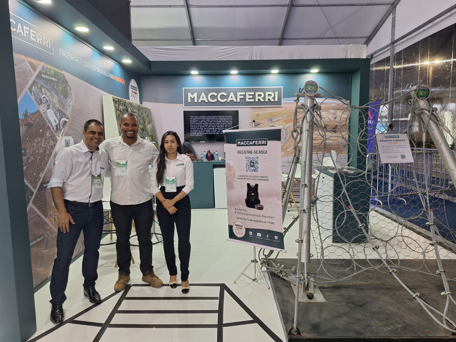 Maccaferri apresenta tecnologias avançadas para mineração na Exposibram 2024
