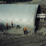 MSE HEADWALL FOR HIGHWAY CULVERT