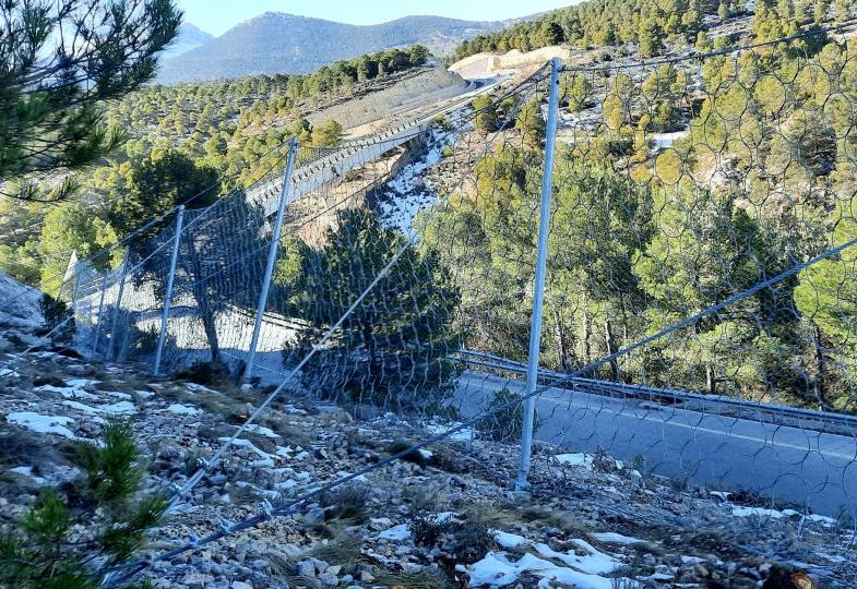 OBRA DE EMERGENCIA EN LA A-317 EN VÉLEZ-BLANCO