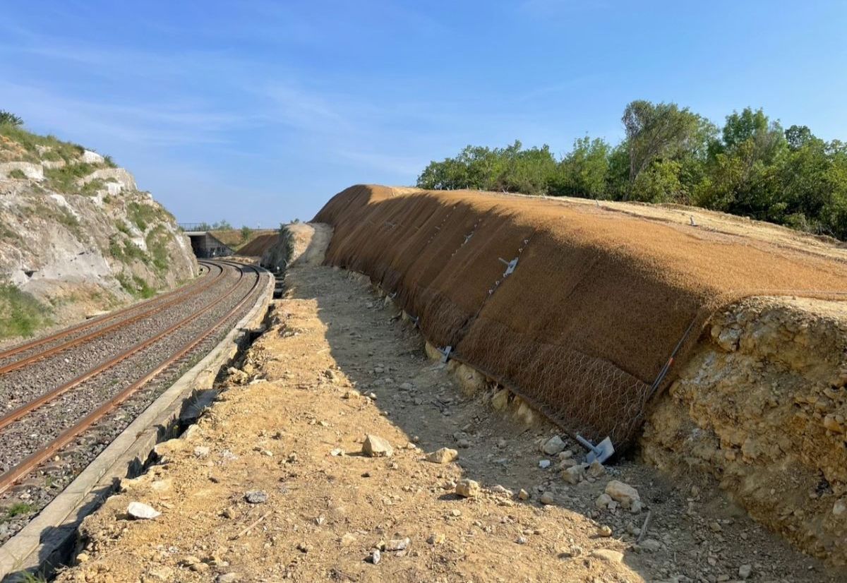 TRANCHÉE DE MONTAUD LIGNE SNCF DES CÉVENNES