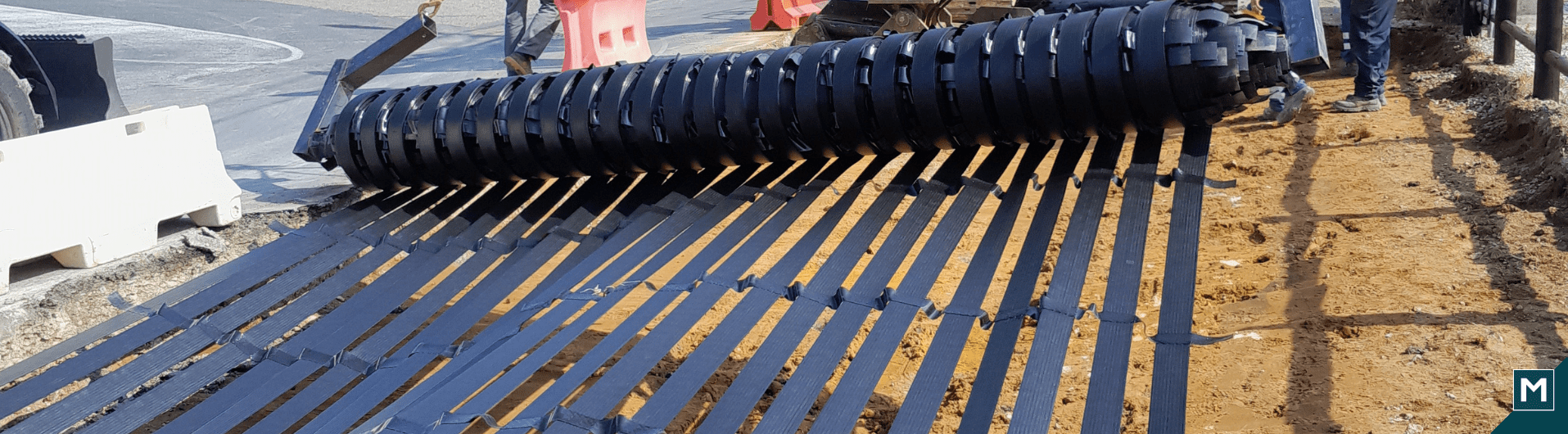 Protection du Chemin des Sables par une géogrille anti-effondrement