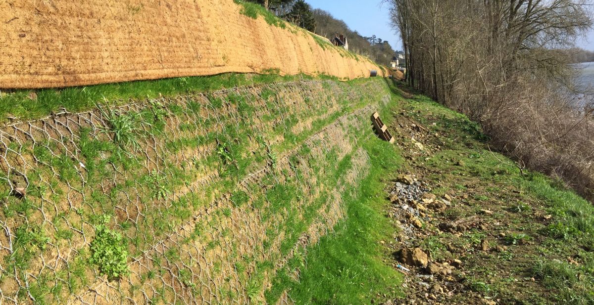 Création d’une voie verte – itinéraire cyclable – Rochecorbon, 37