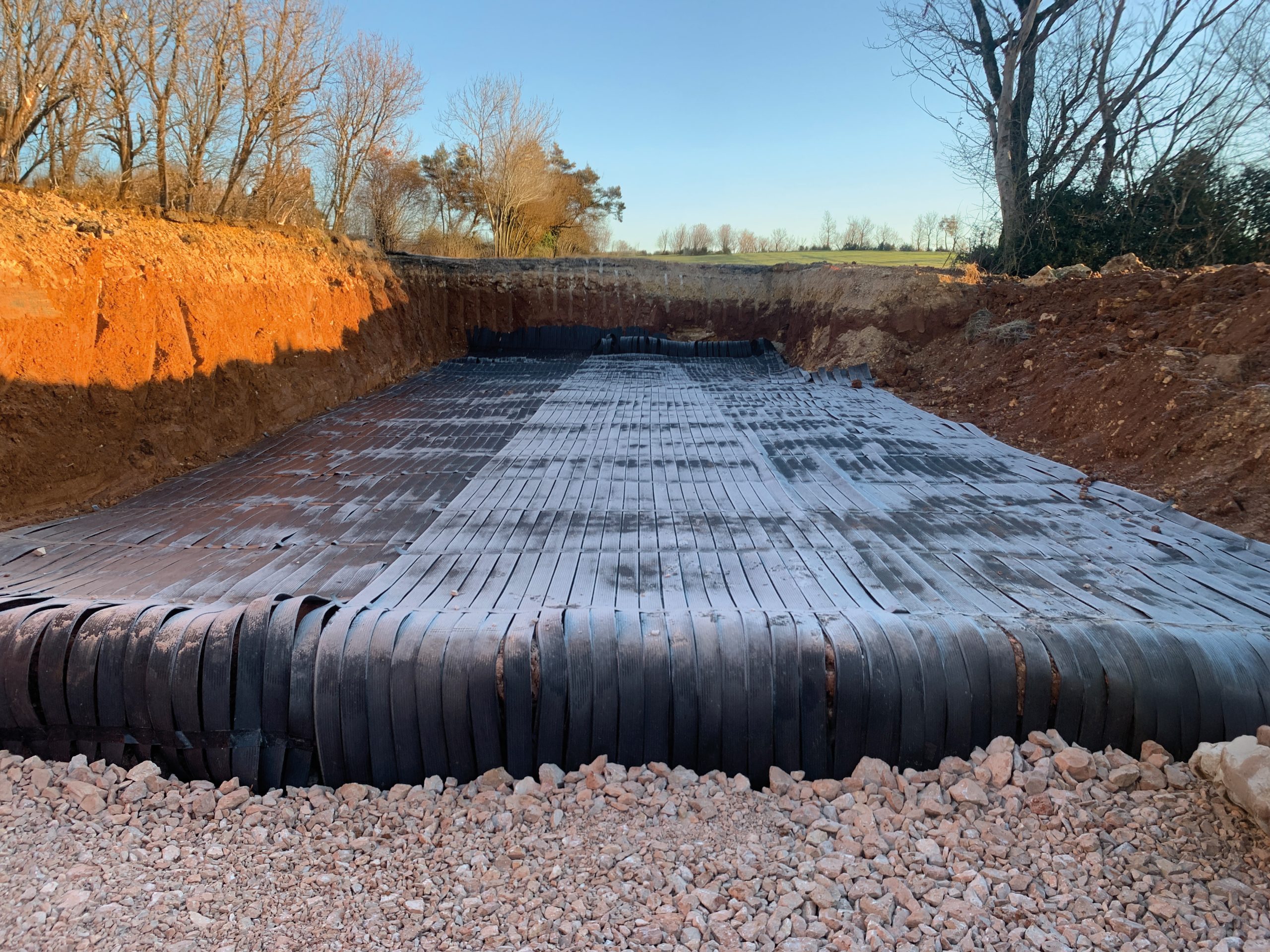 Sécurisation de cavité sur la RD809 à Banassa, 48