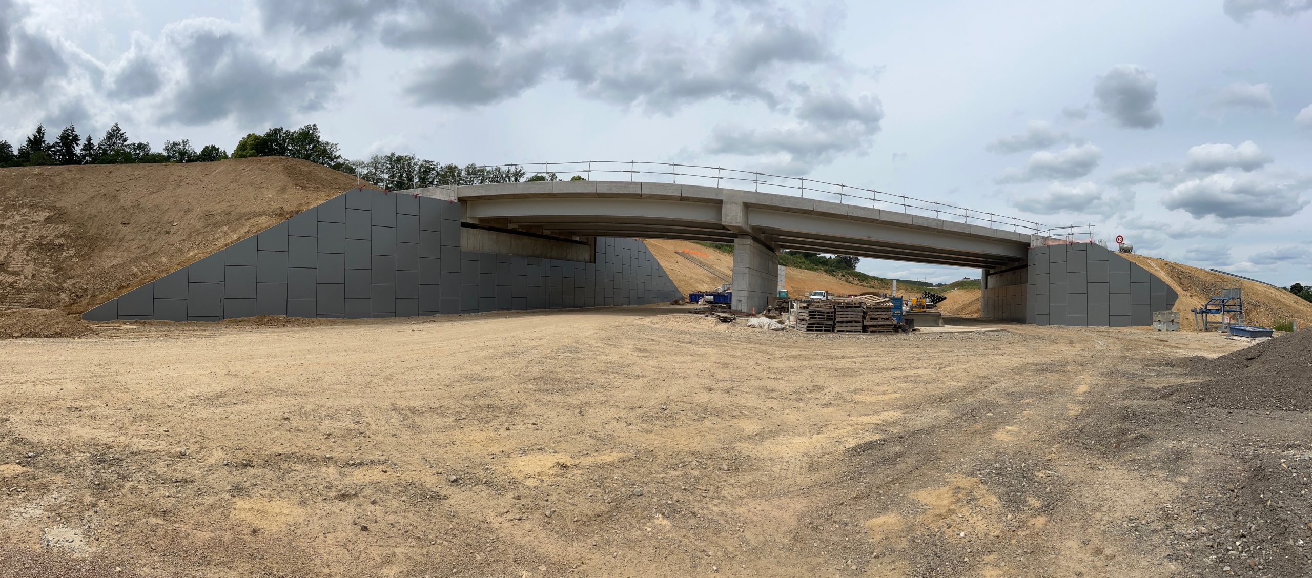 Echangeur de St Sébastien de Morsent – Ouvrage en MacRes -RN 13 Déviation d’Évreux