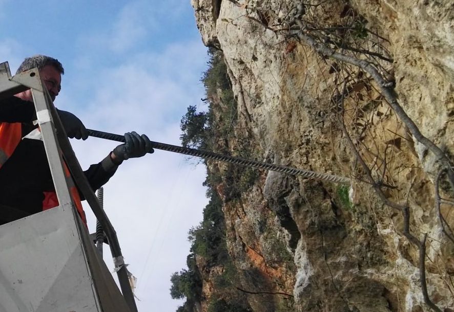 ΤΕΧΝ.ΕΡΓΑ ΑΝΑΣΧΕΣΗΣ ΒΡΑΧΟΠΤΩΣΕΩΝ ΠΡΑΝΟΥΣ, 5Η Ε.Ο. ΠΑΡΓΑ-ΑΝΘΟΥΣΑ