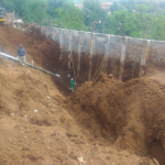 RETAINING WALL REHABILITATION AT CEMETERY BOGOR