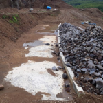 RETAINING WALL AT KUNINGAN DAM