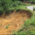 RETAINING WALL FOR LANDSLIDE MITIGATION, JAMBI