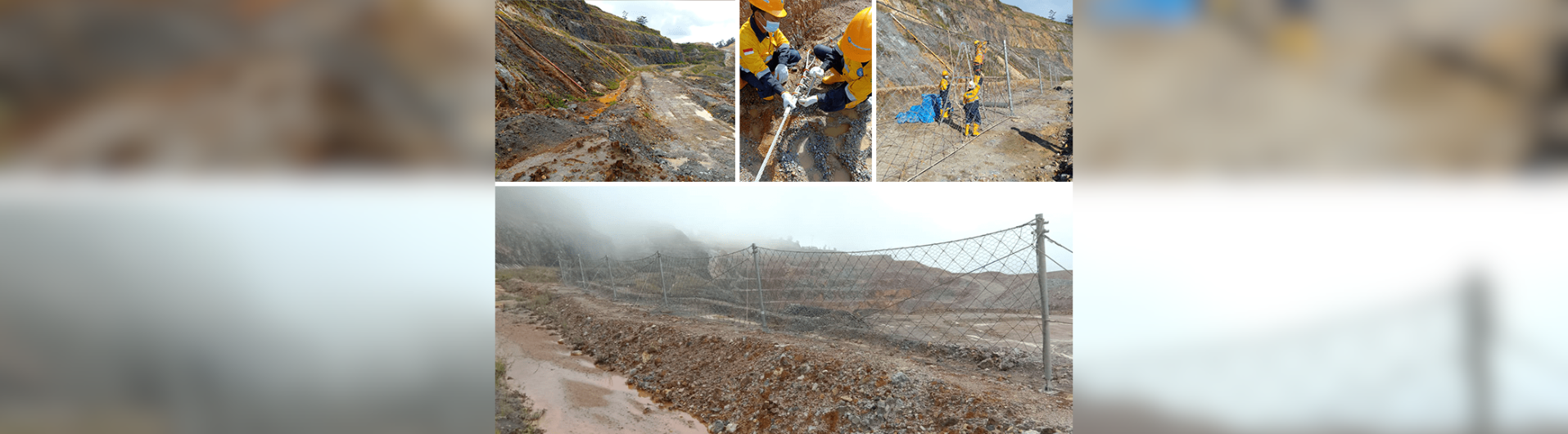 Rockfall Barrier Memberikan Keamanan pada Aktivitas di Tambang Emas Martabe