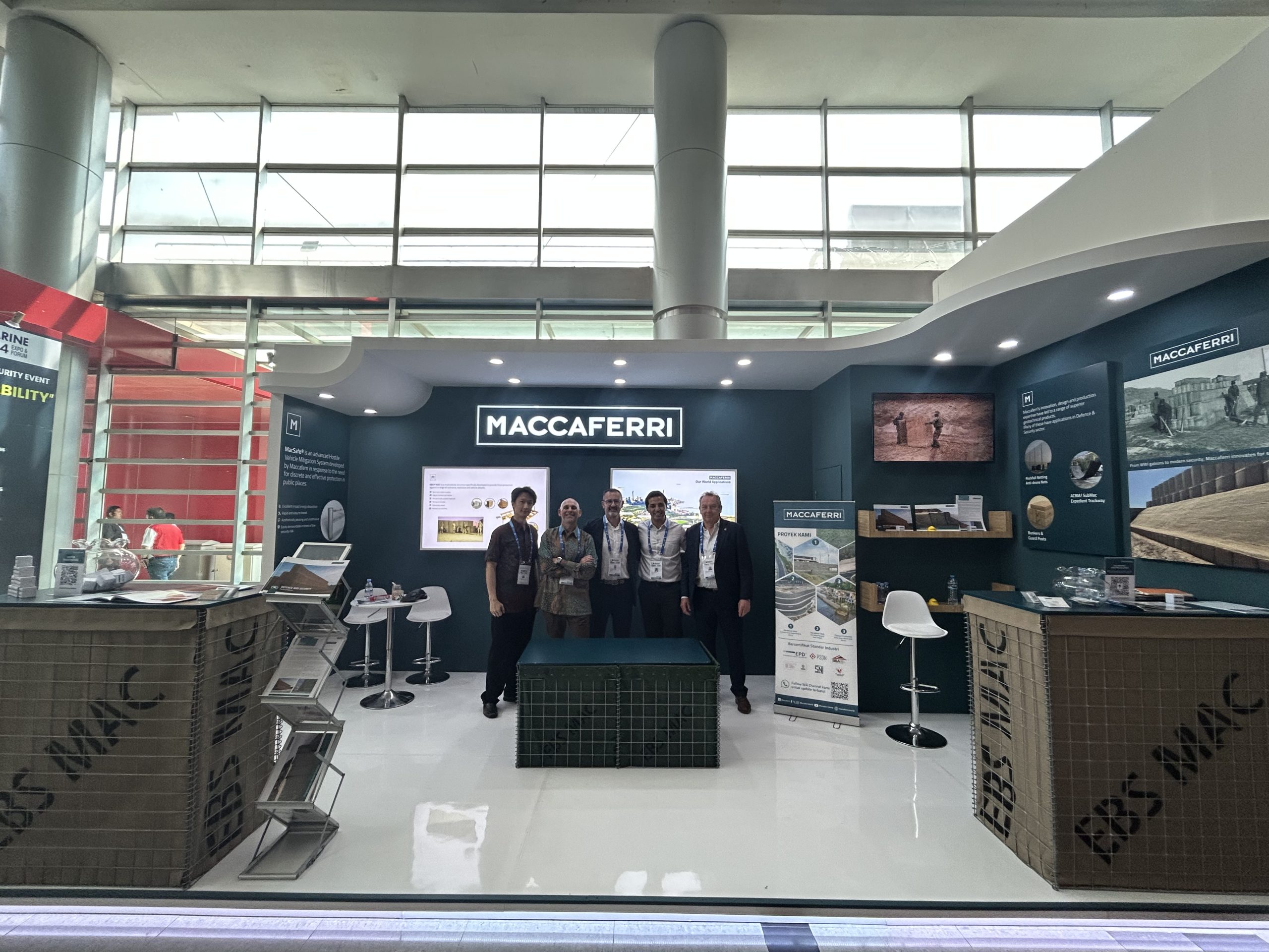 Maccaferri Indonesia Showcases Infrastructure Solutions at Indo Defence Expo 2024
