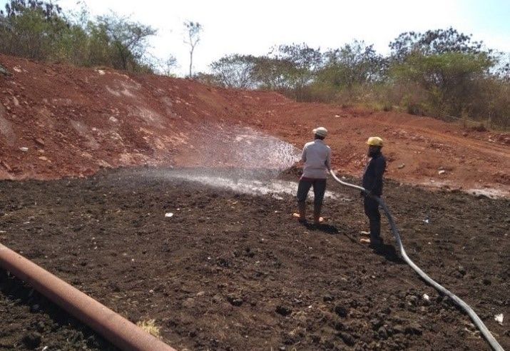 EROSION CONTROL TRIALS DONE ON RED MUD OB DUMP AT BELAGAVI