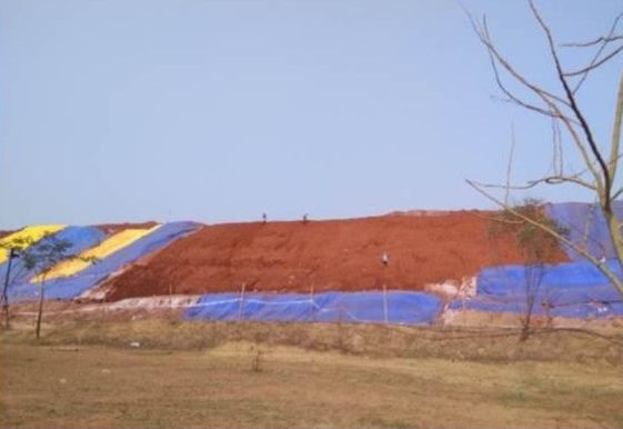 EROSION CONTROL MEASURES TRIAL AT HINDALCO’S MURI PLANT