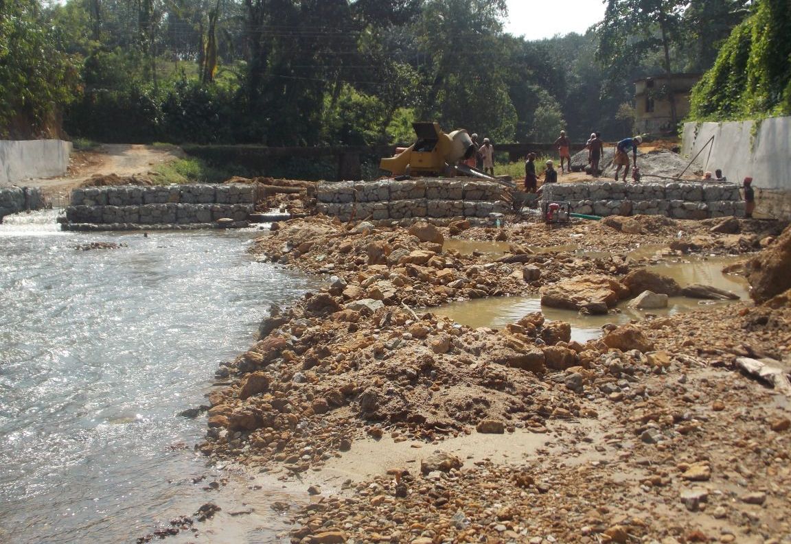 CHECK DAM FOR VAMANAPURAM RIVER