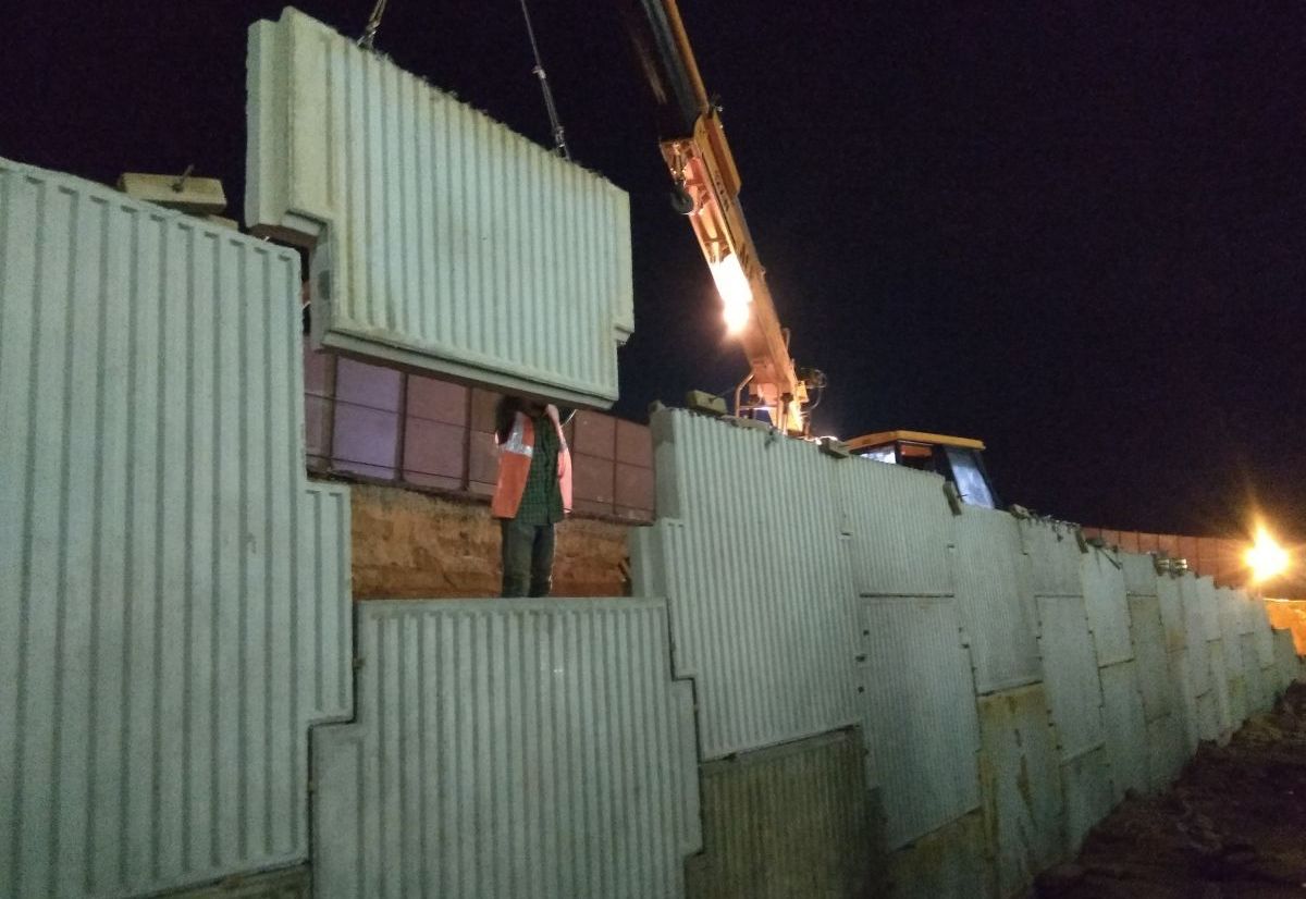 REINFORCED SOIL WALL FOR ARRIVAL & DEPARTURE RAMPS AT RGI AIRPORT