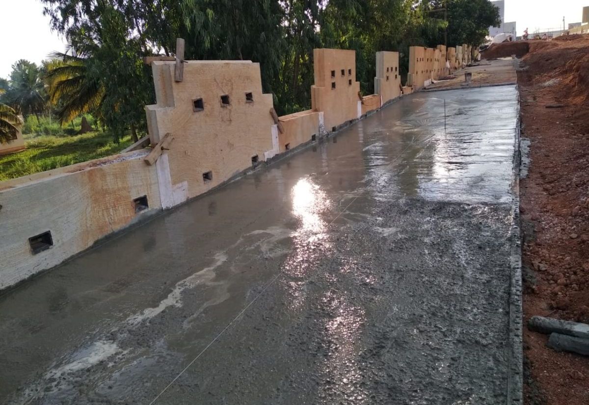 REINFORCED SOIL WALL FOR VUP AT KEMPEGOWDA INTERNATIONAL AIRPORT