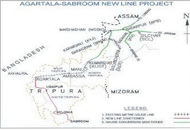 FORMATION TREATMENT WORK IN AGARTALA SABROOM BG RAILWAY LINE (NFR)
