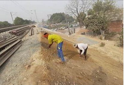 EROSION CONTROL MEASURES FOR RAILWAY EMBANKMENT AT LUCKNOW