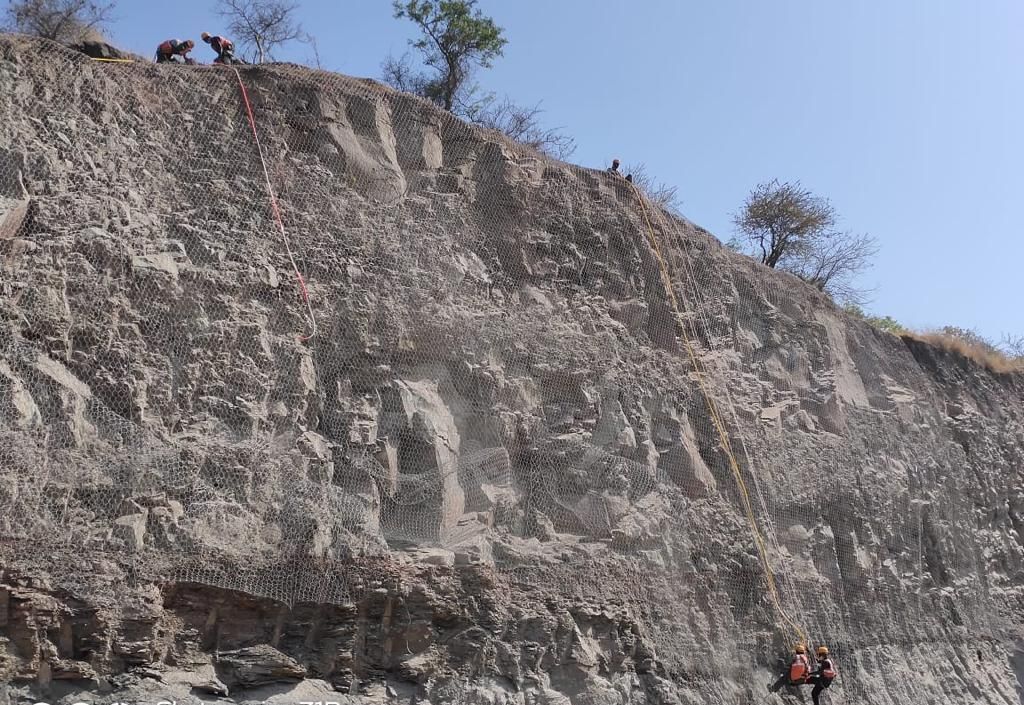 ROCKFALL PROTECTION WORK AT CCTEB, KHAD CITY RAJGURUNAGAR, PUNE