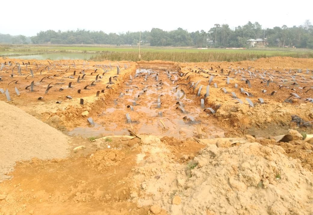 GROUND IMPROVEMENT USING PRE-FABRICATED VERTICAL DRAIN ALONG WITH