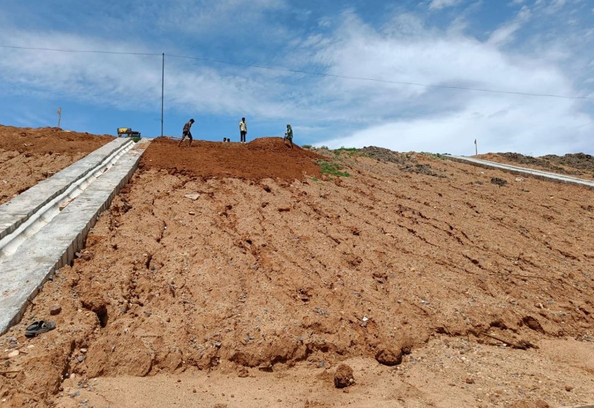 EROSION CONTROL MEASURES ALONG ARIYALUR BYPASS OF NH, TAMIL NADU