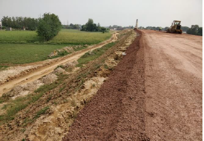 EROSION CONTROL AT BHAUPUR KHURJA RAILWAY EMBANKMENT