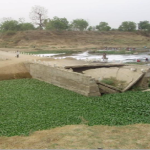 CAUSEWAY CONSTRUCTION WITH GABIONS ON DHADHAR RIVER