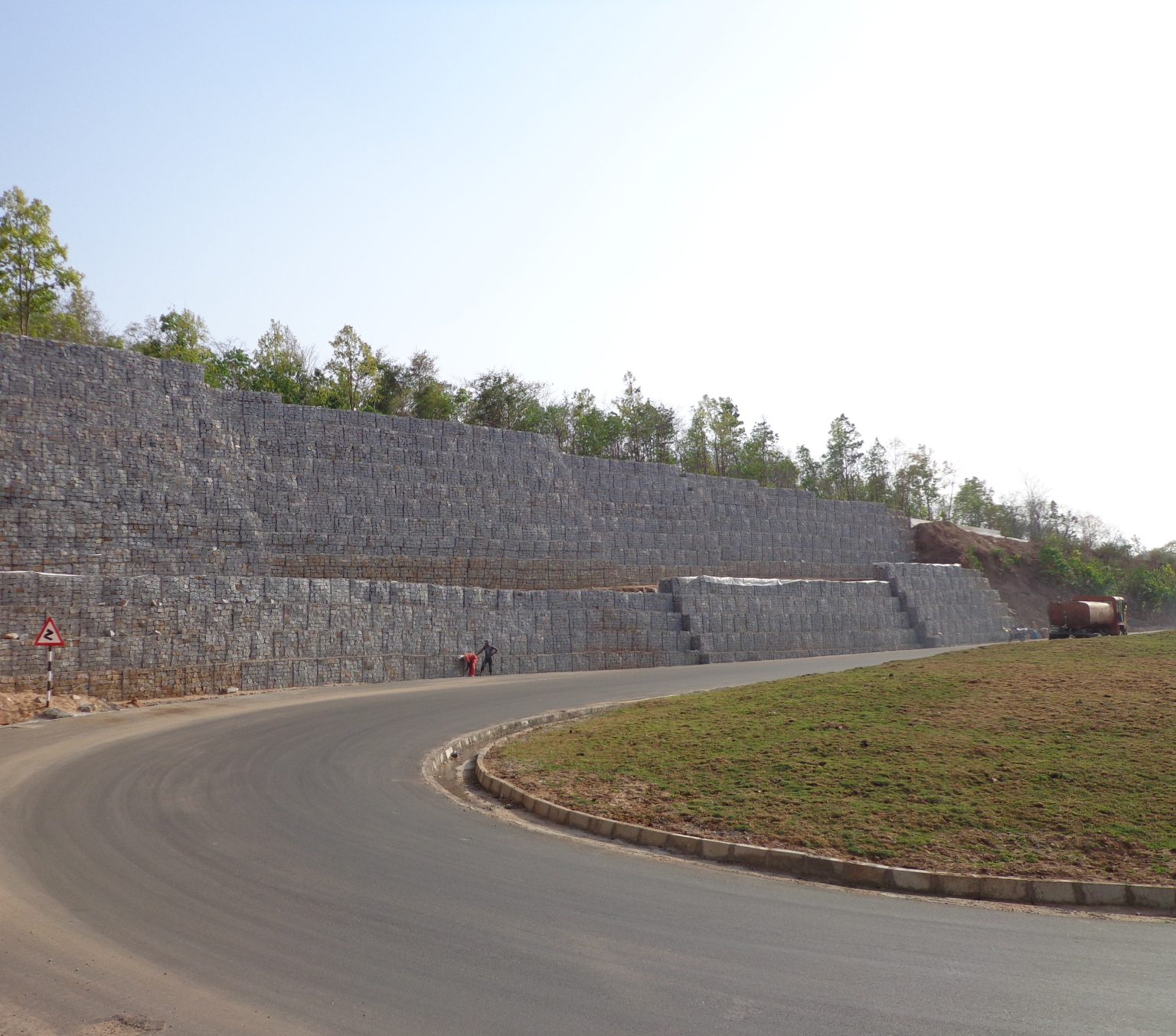 Gabion Retaining Walls for Slope Stabilization in Jharkhand