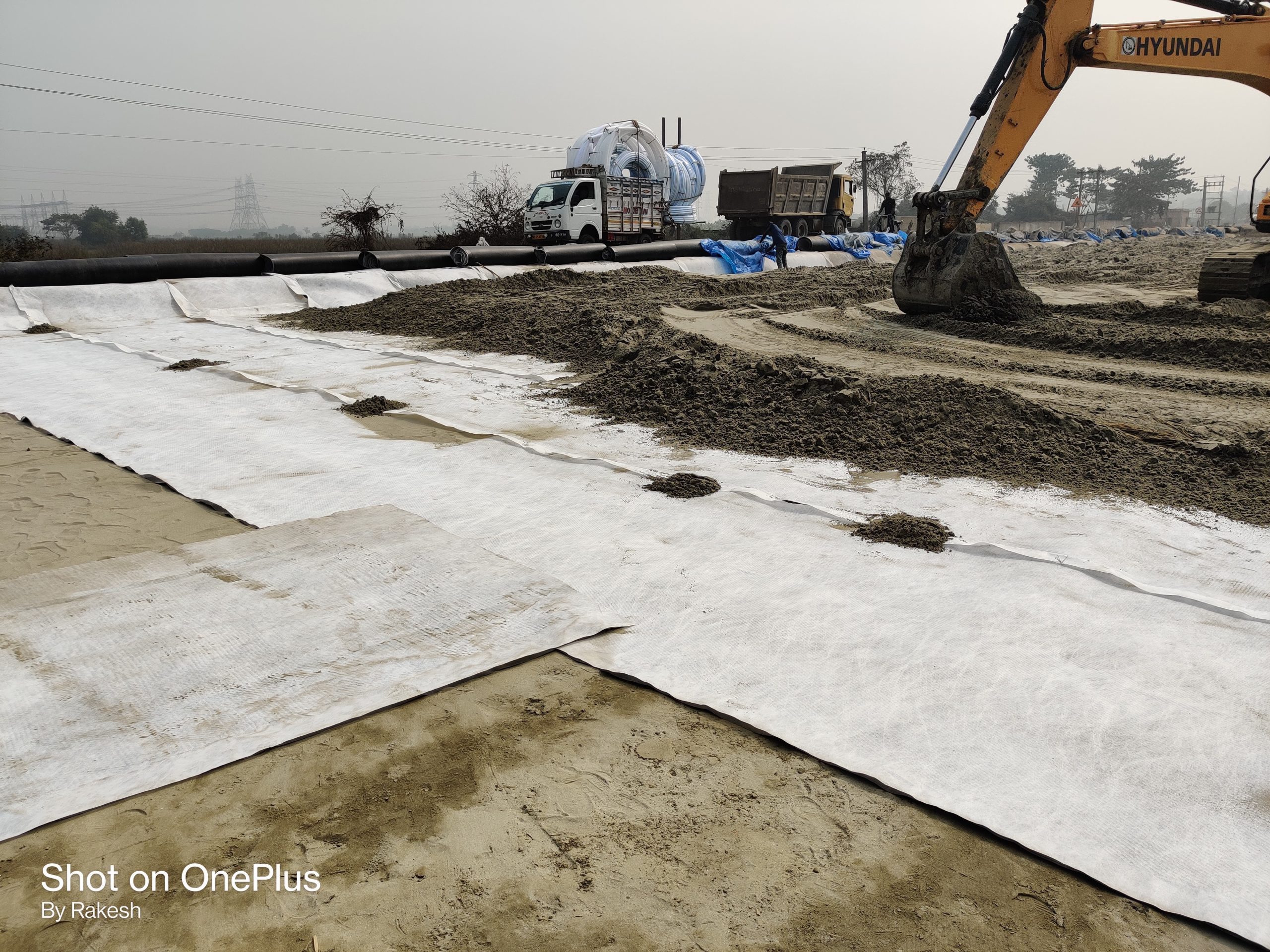 Ground Improvement Work at Barasat, West Bengal