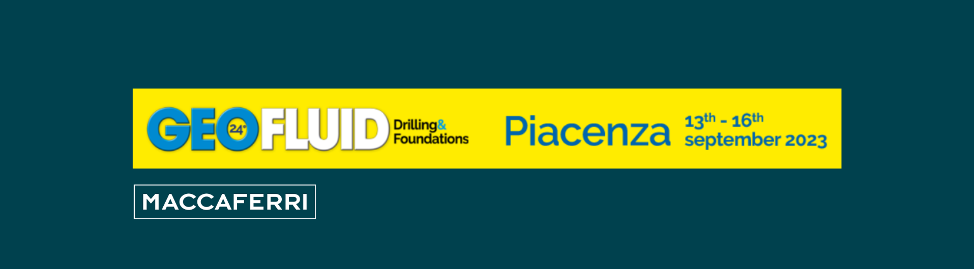 Maccaferri partecipa a GEOFLUID 2023 a Piacenza Maccaferri partecipa a GEOFLUID 2023 a Piacenza