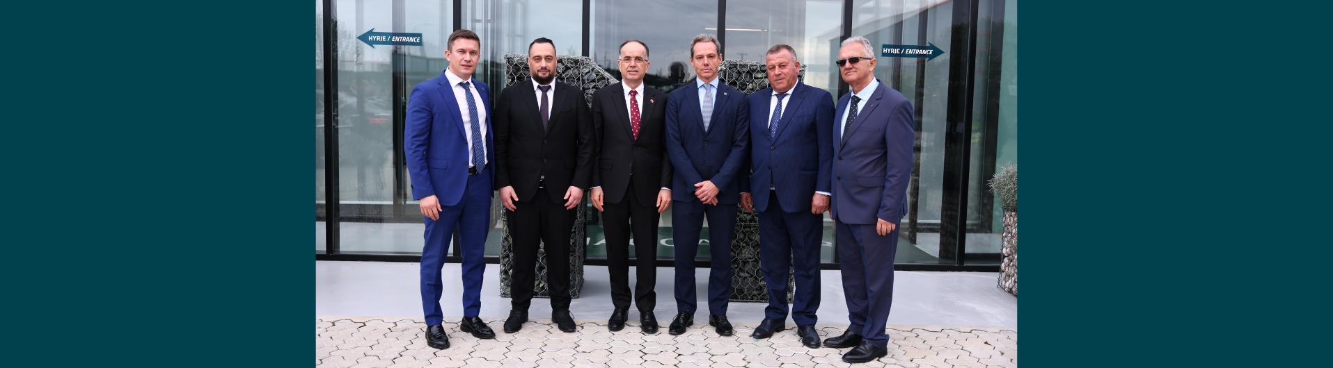 Il Presidente della Repubblica d’Albania Bajram Begaj in visita presso lo stabilimento di Maccaferri Balkans