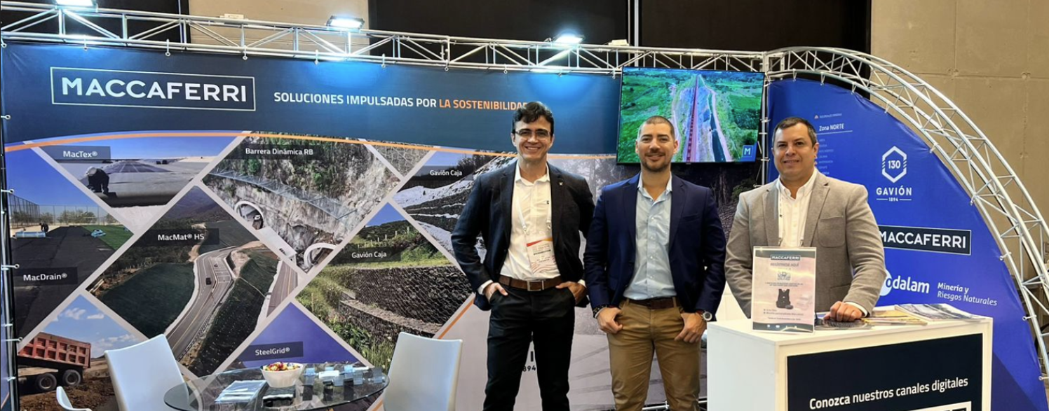 Maccaferri Marca Presencia en el Panamgeo 2024 en Chile