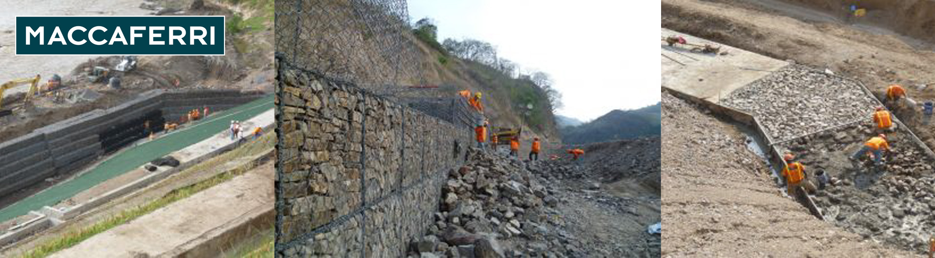 Uso de gaviones y geosintéticos para estabilizar talud en El Salvador