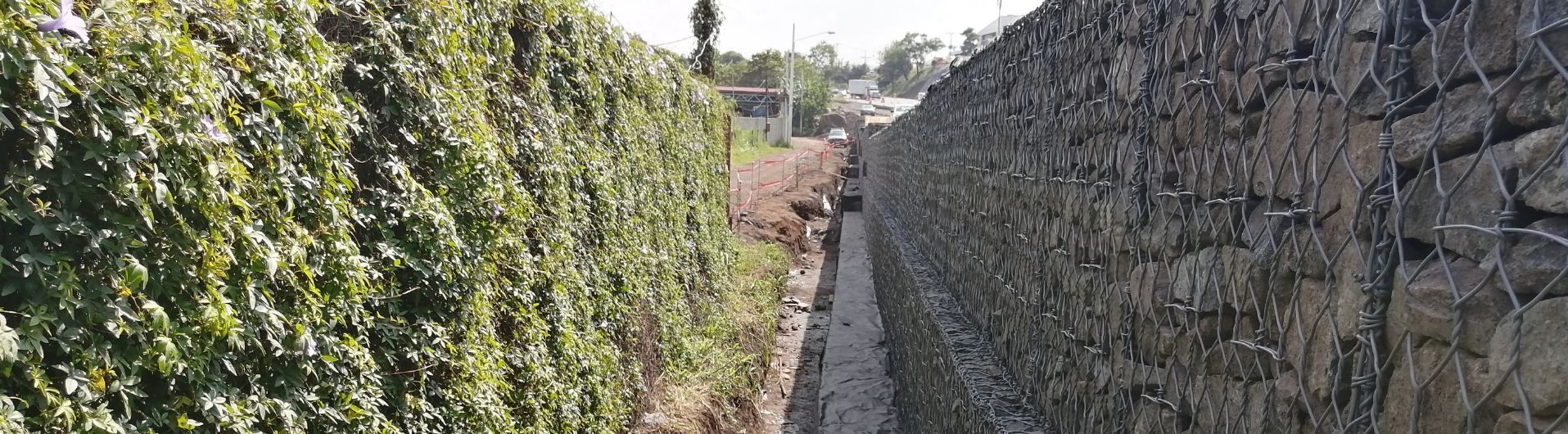 ¿Qué hace que un muro de contención por gravedad sea estable? 