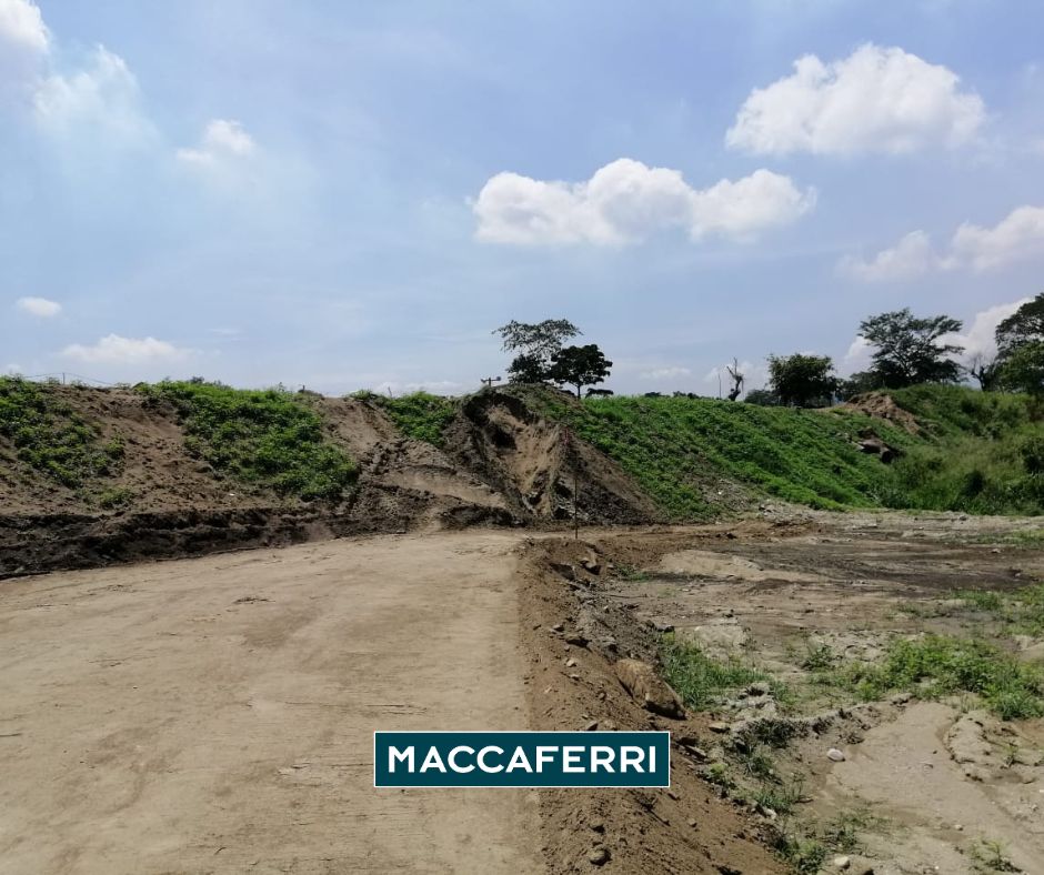 Previo a la obra con gaviones en río Choloma
