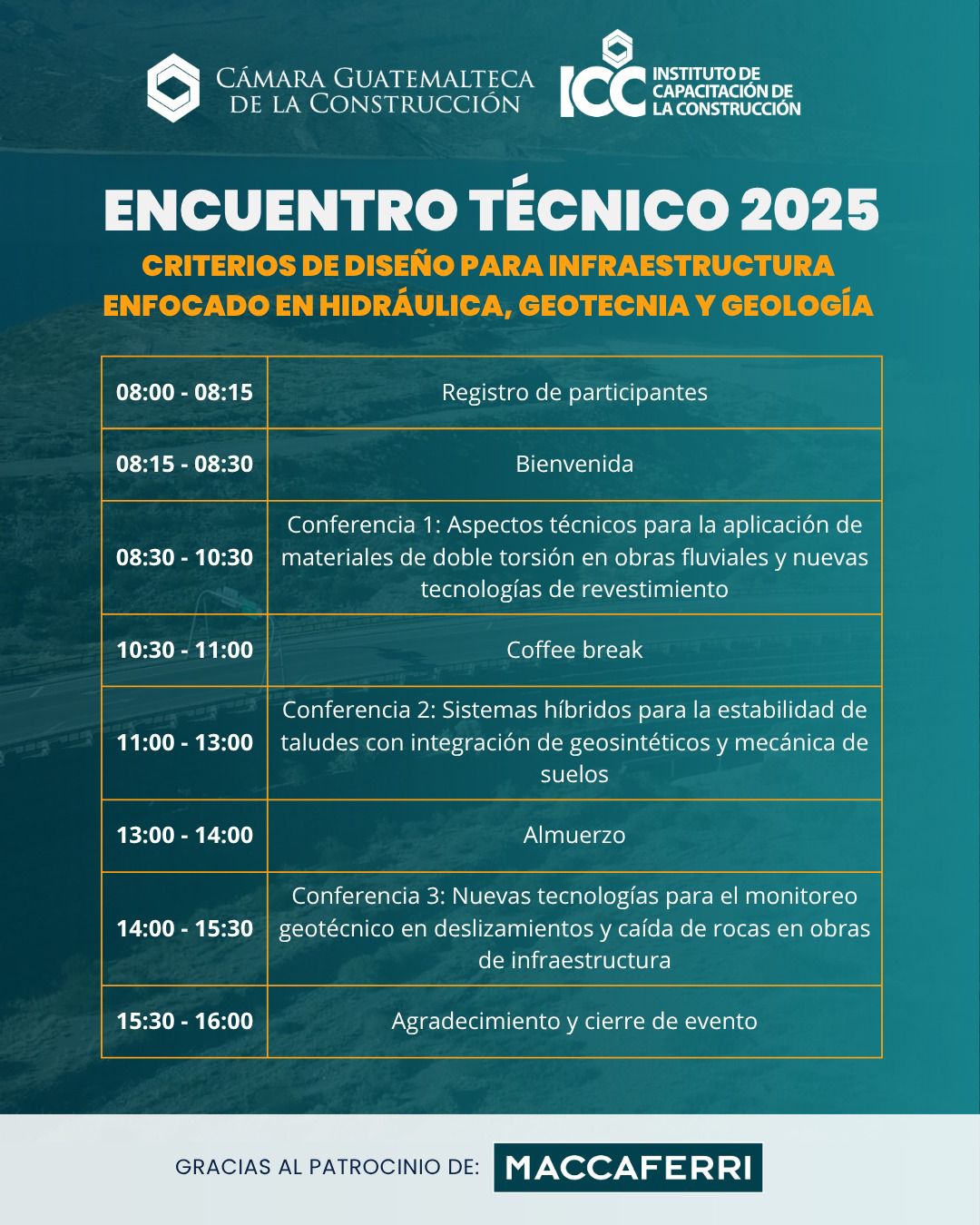 Encuentro Técnico 2025: Criterios de diseño para infraestructura_ponencias