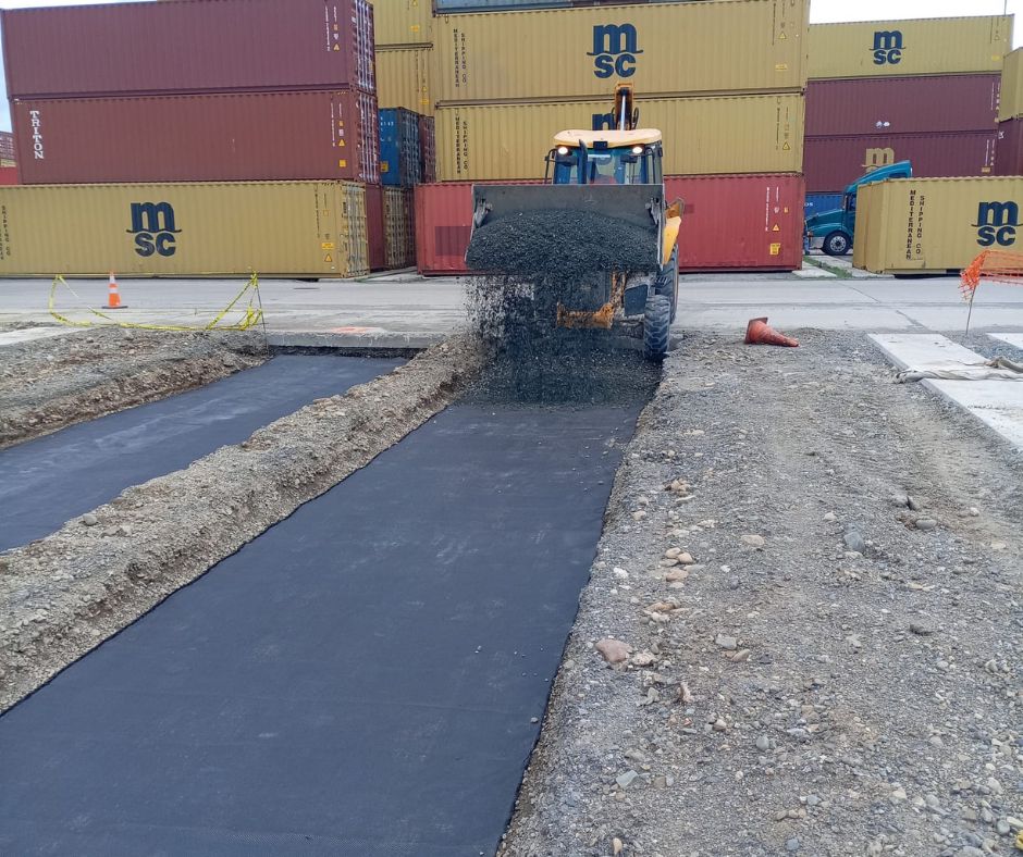 Geosintéticos en Panamá para suelos blandos