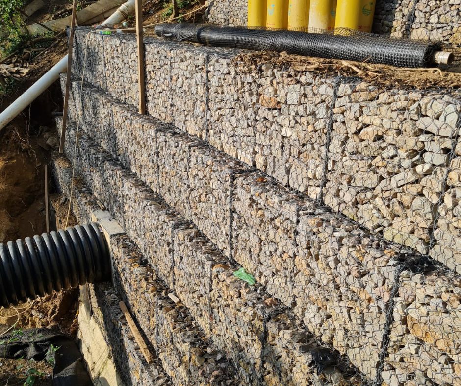 Sistemas de malla de acero doble torsión para talud