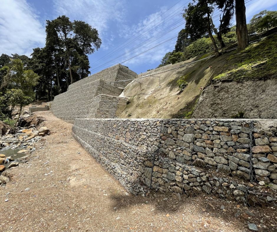 TerraMesh y gaviones proveídos por Maccaferri de Guatemala