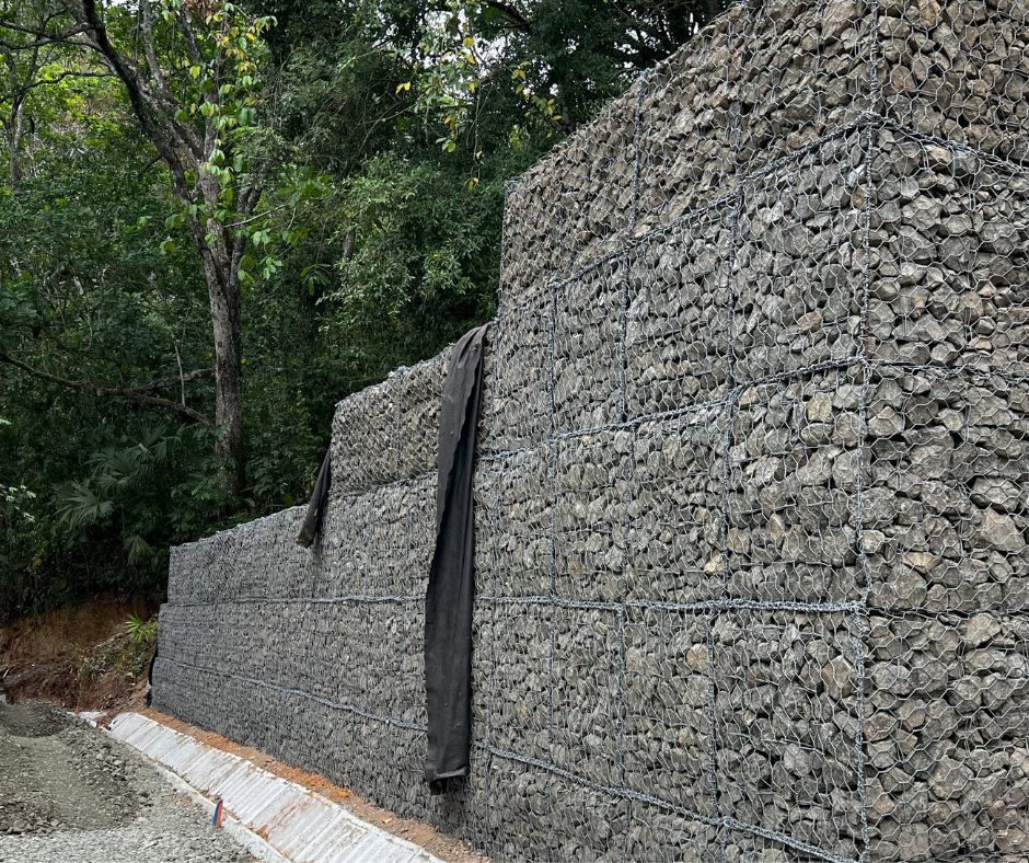 Muro de contención a gravedad