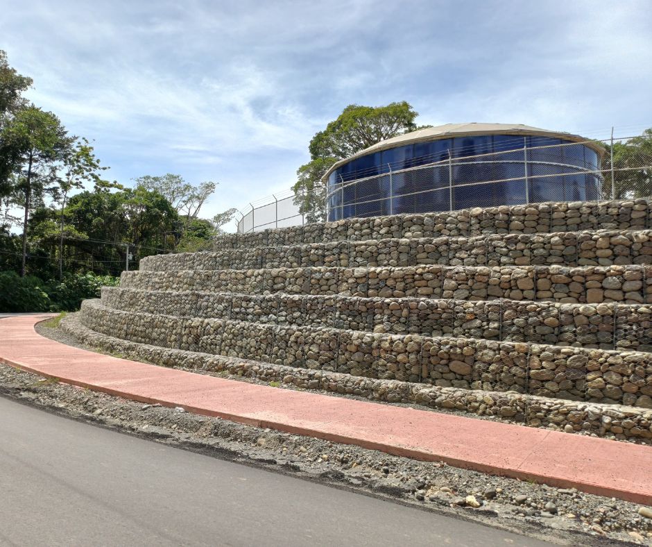 Uso de gaviones en Panamá