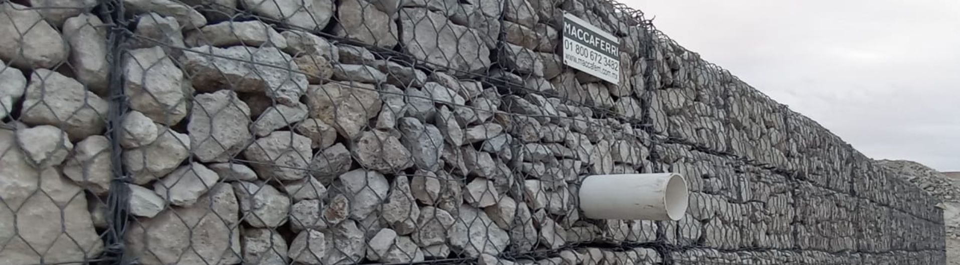 Muro de suelo reforzado para quebradora primaria de mina