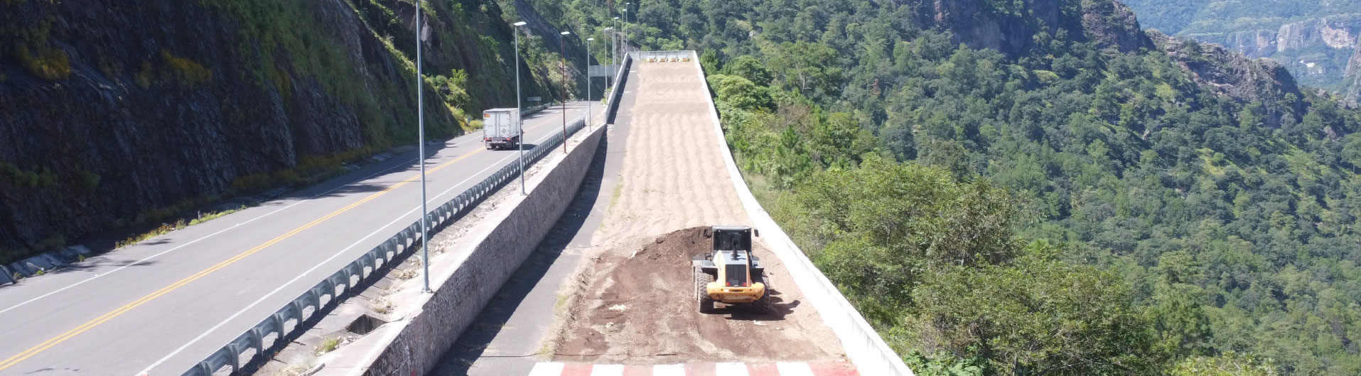 Drenaje en Rampa de Emergencia de Frenado en Durango 