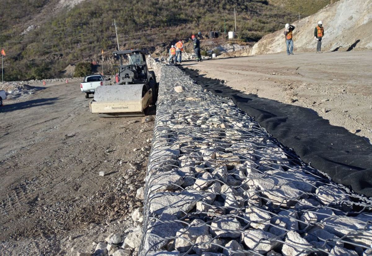 MURO TERRAMESH PARA QUEBRADORA