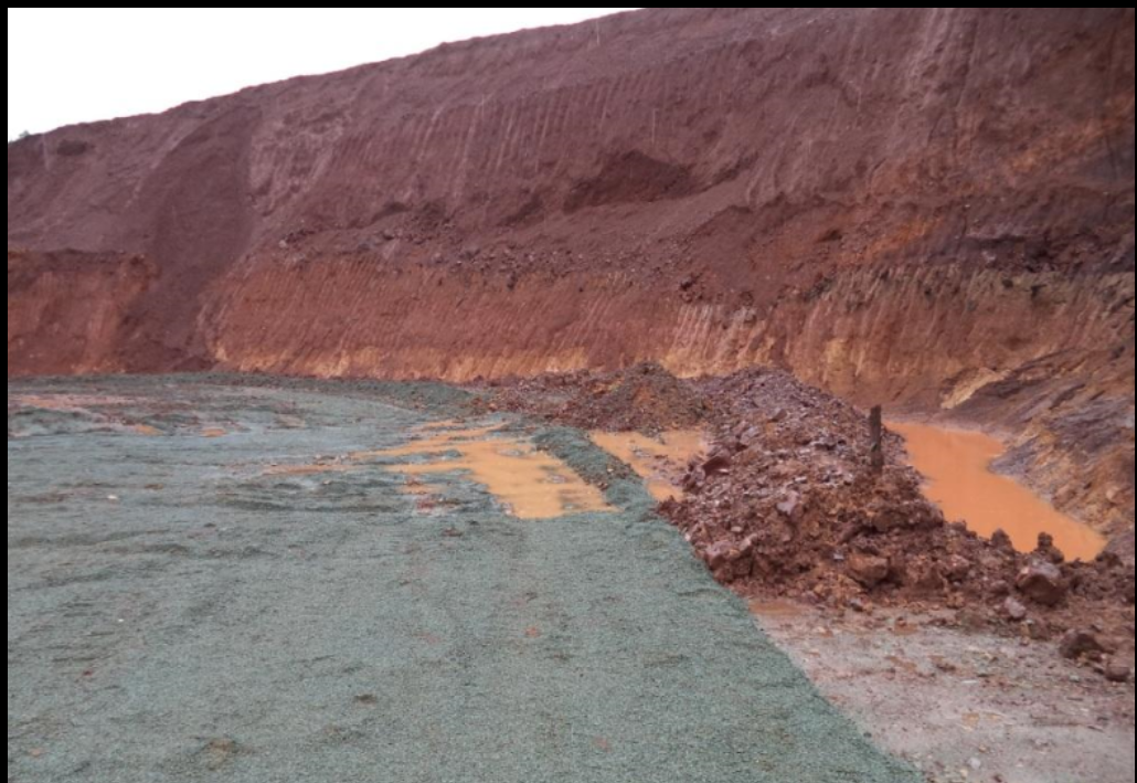 CRUSHER WALL AT SERAJUDDIN MINES (JODA)  ,ORISSA
